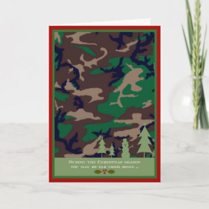Festividades Cartão de Natal Militar - Pode estar longe...