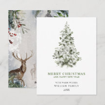 Cartão de Natal Minimalista Feliz Natal