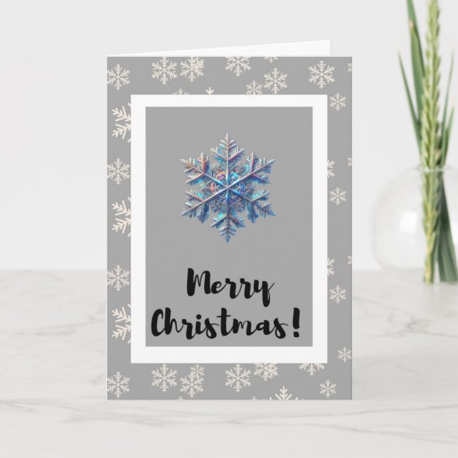 Festividades Cartão de Natal Minimalista Moderno (Frente)