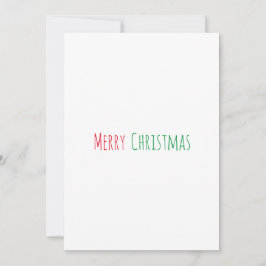 Festividades Cartão de Natal minimalista simples