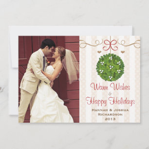 Festividades Cartão de Natal Mistletoe