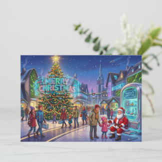 Festividades Cartão de Natal Moderno #10