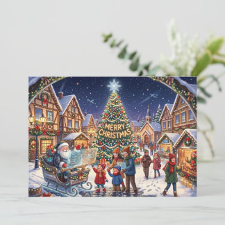 Festividades Cartão de Natal Moderno #11