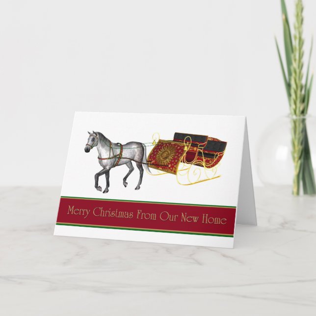 Festividades Cartão de Natal, movemos novo endereço (Frente)