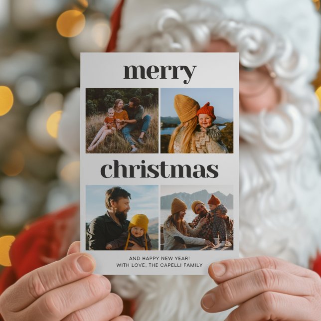 Festividades Cartão de Natal Multifotógrafo (Criador carregado)