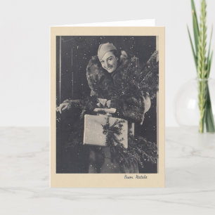 Festividades Cartão de Natal Nacional do Buon Italiano Retroati