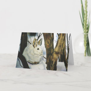 Festividades Cartão de Natal "Neve Hare"