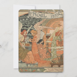 Festividades Cartão de Natal Noel 1893