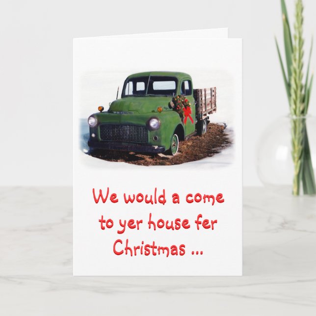 Festividades Cartão de Natal - Nova Pickup (Frente)
