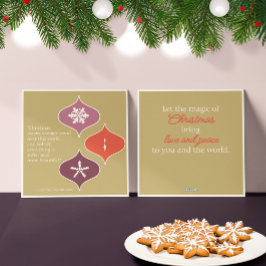 Festividades Cartão de Natal "O Natal é Magia" de meados do séc