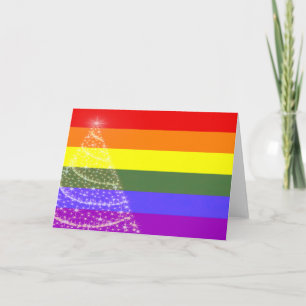 Festividades Cartão de Natal orgulho gay