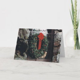 Festividades Cartão de Natal ou Feriado com Terra