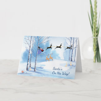 Festividades Cartão De Natal, Papais noeis A Caminho