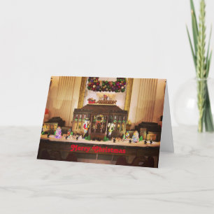 Festividades Cartão de Natal para a Casa Gingercake