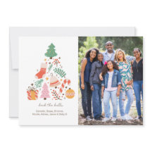 Cartão de Natal para a Família Deck the Halls