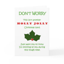 Cartão de Natal para alguém em luto/transição