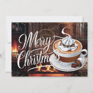 Festividades Cartão de Natal para Amantes de Café #16