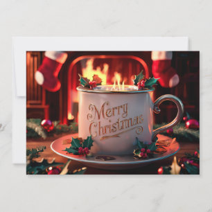 Festividades Cartão de Natal para Amantes de Café #20