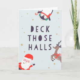 Festividades Cartão de Natal Para Aqueles Halls