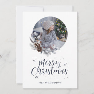 Festividades Cartão de Natal para Caligrafia por Watercolor Wr