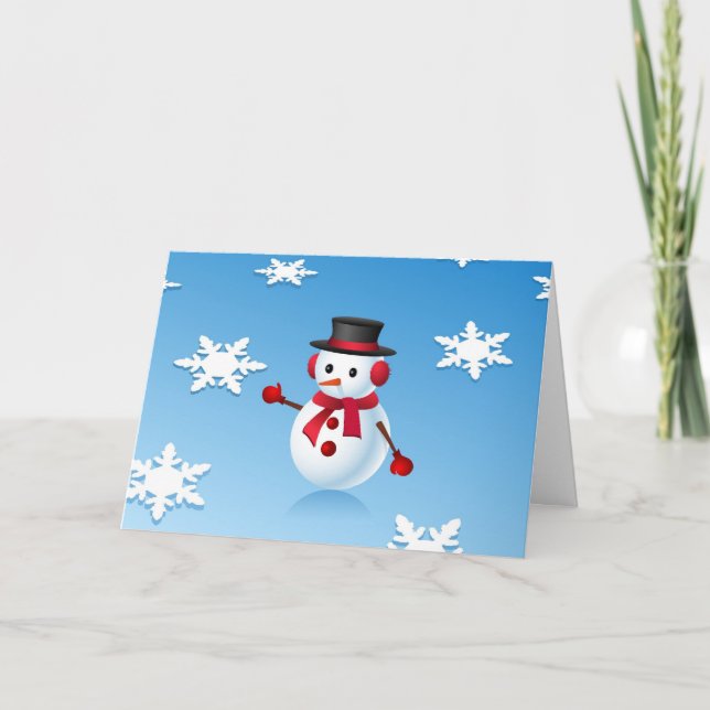 Festividades Cartão de Natal para Crianças darem (Frente)