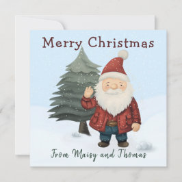 Festividades Cartão de Natal para Crianças Festivas Divertidas 