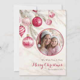 Festividades Cartão de Natal para Encomendas de Vintagem Branca