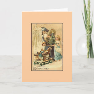 Festividades Cartão de Natal para Fröhliche Weihnachten