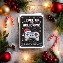 Cartão de Natal Para Jogadores De Aquarela