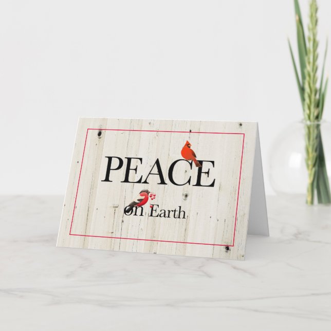 Festividades Cartão de Natal para Menina e Cavalo (Frente)