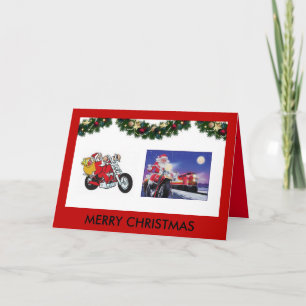 Festividades Cartão de Natal para Motociclos