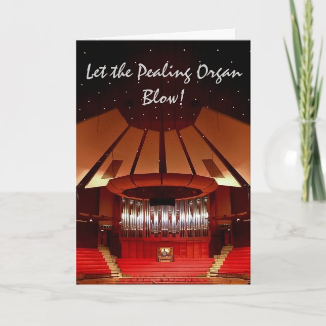 Festividades Cartão de Natal para o órgão da Câmara Municipal d (Frente)