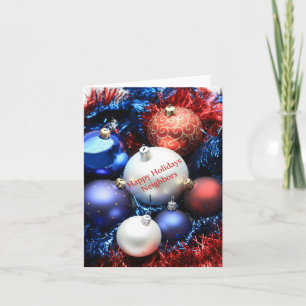 Festividades Cartão de Natal para os vizinhos