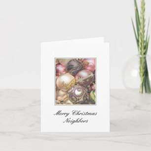 Festividades Cartão de Natal para os vizinhos