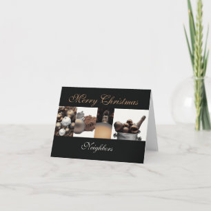 Festividades Cartão de Natal para os vizinhos