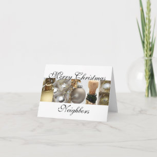 Festividades Cartão de Natal para os vizinhos