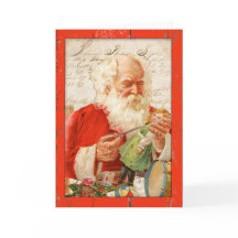 Cartão de Natal para Papais noeis Vintage