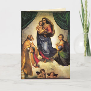 Festividades Cartão de Natal para Raphael Madonna e Infantil