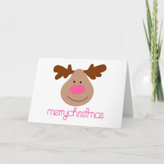 Festividades Cartão de Natal para Reindeer