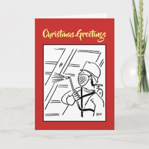 Festividades Cartão de Natal para Tratamento de Madeira