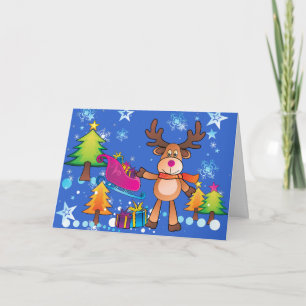 Festividades Cartão de Natal para Trocas de Cartas para Criança