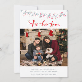 Festividades Cartão de Natal para Xadrez de Fotografias da Famí