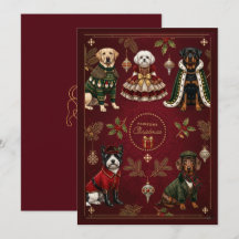 Cartão de Natal Pawsome