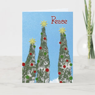 Festividades Cartão de Natal "Paz"