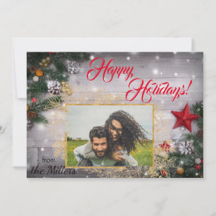Festividades Cartão de Natal Personalizado