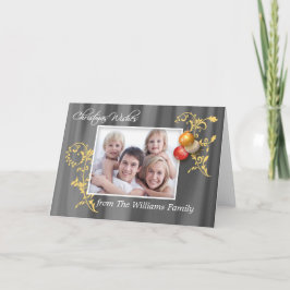 Festividades Cartão de Natal Personalizado