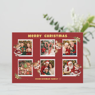Festividades Cartão de Natal Personalizado