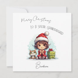 Festividades Cartão de Natal Personalizado