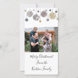 Festividades Cartão de Natal personalizado