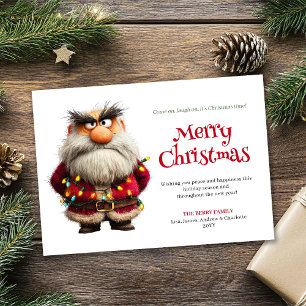 Festividades Cartão de Natal personalizado com quadrinhos do Pa